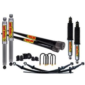 Комплект подвески Tough Dog Mitsubishi Pajero 1 рессоры до 1991 амортизаторы Foam Cell масляные нагрузка до 300 кг лифт 40 мм